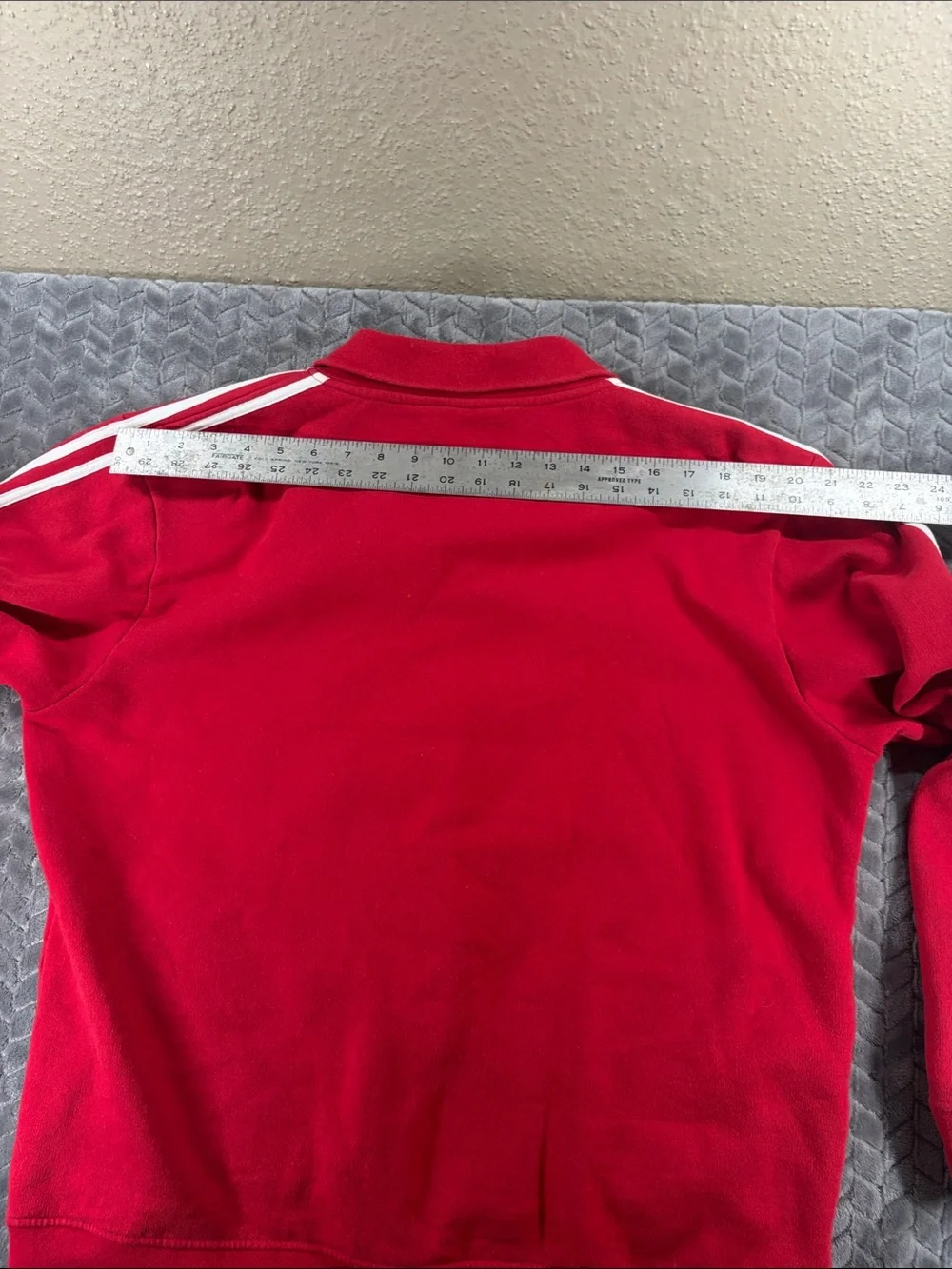 Pact Red Italia Soccer Track Jacket with Stripe Accents XL